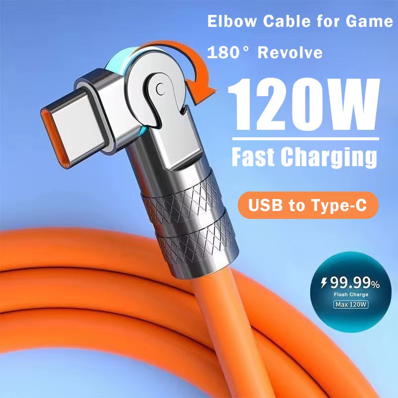 Cable Rudo USB type C carga rápida